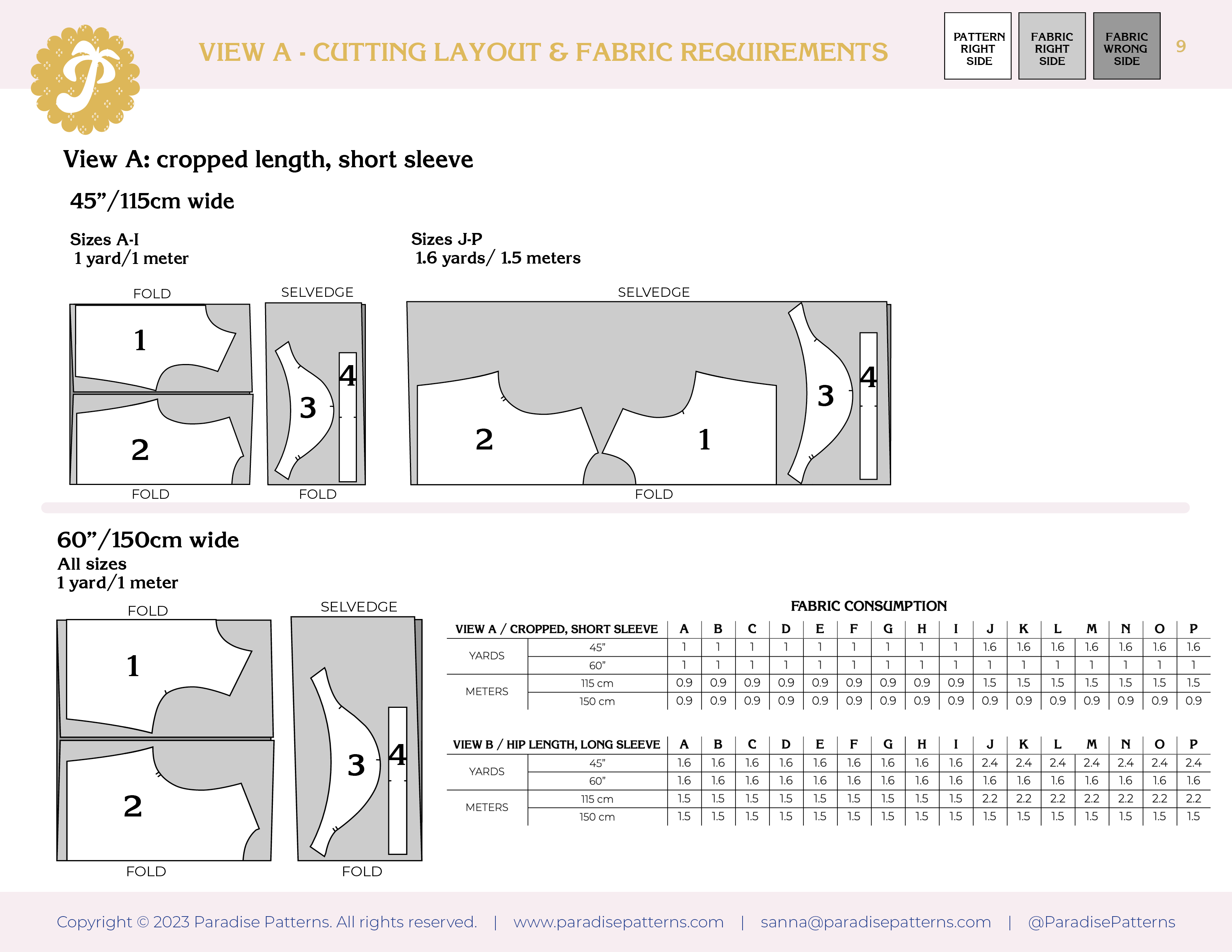 Paradise Patterns Honeygirl Tee - PDF Pattern