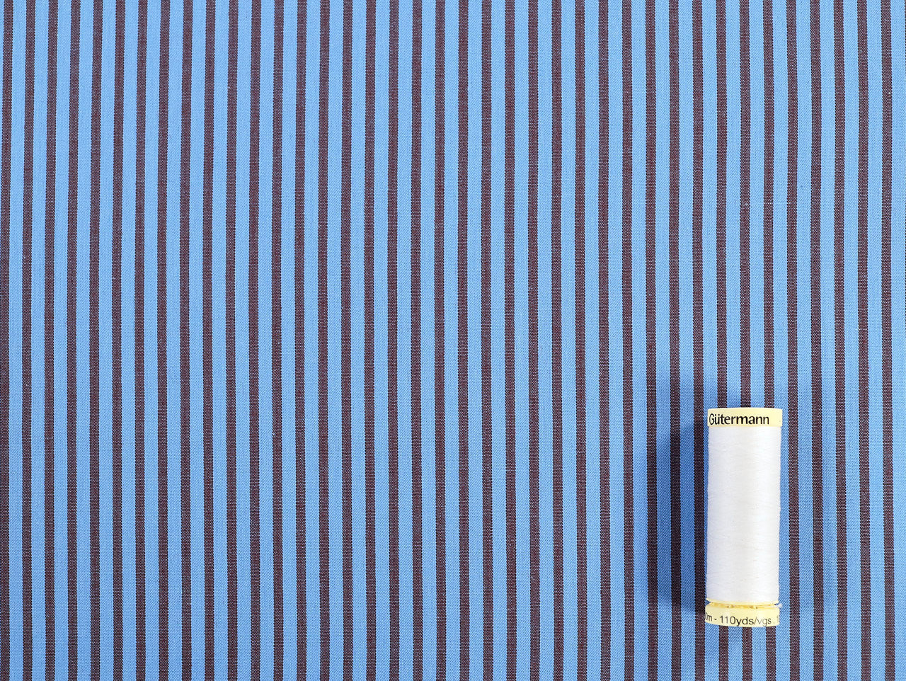Stripe Cotton Poplin - per 1/2M