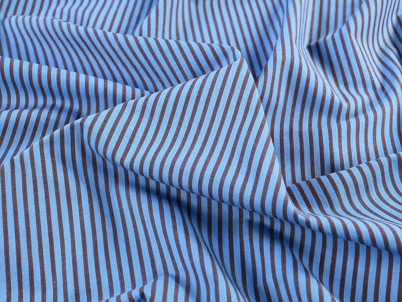 Stripe Cotton Poplin - per 1/2M