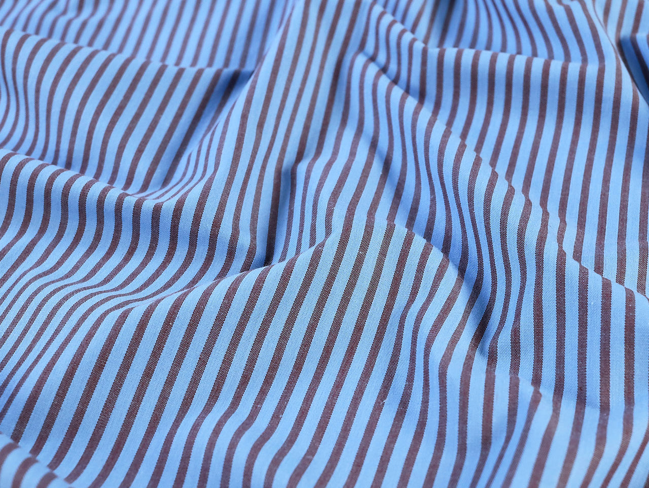 Stripe Cotton Poplin - per 1/2M