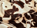 Cow Print Viscose ECOVERO™ Satin - per 1/2M