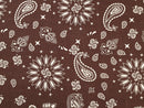 Bandana Print Cotton Denim - per 1/2M