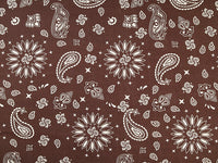 Bandana Print Cotton Denim - per 1/2M