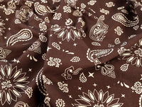 Bandana Print Cotton Denim - per 1/2M