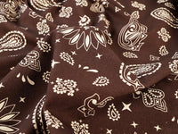 Bandana Print Cotton Denim - per 1/2M