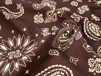 Bandana Print Cotton Denim - per 1/2M