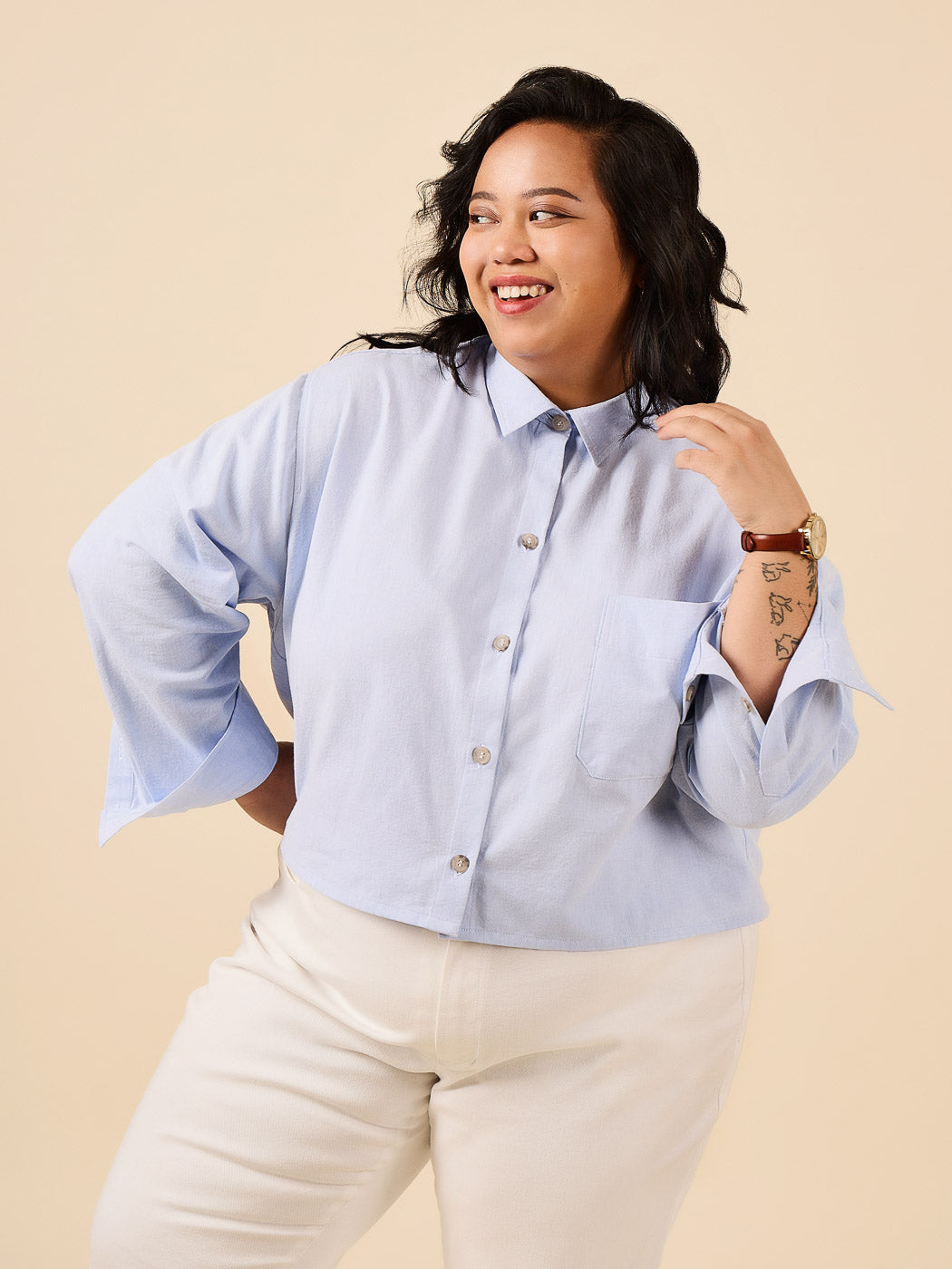 Closet Core Jenna Shirt + Shirtdress (Paper Pattern)