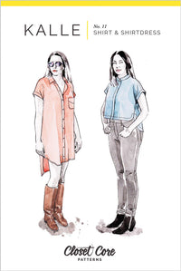 Closet Core Kalle Shirt & Shirtdress (Paper Pattern)