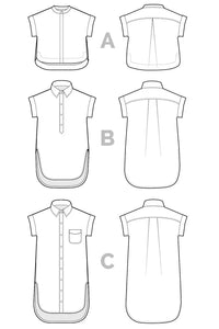 Closet Core Kalle Shirt & Shirtdress (Paper Pattern)