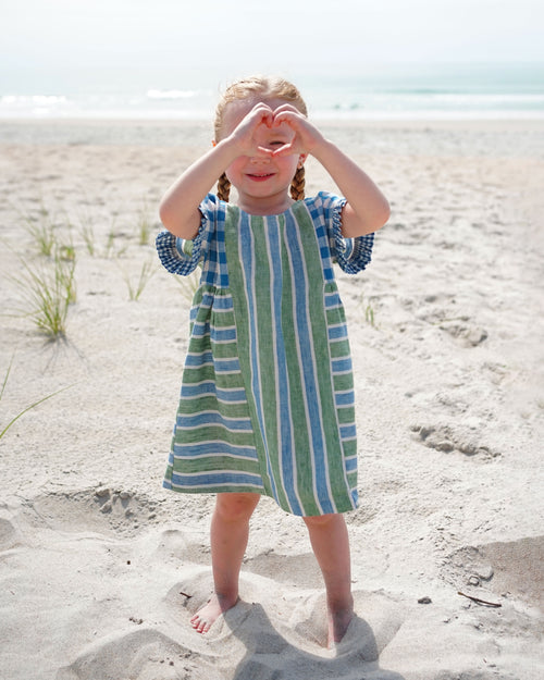 Matchy Matchy Sewing Club KIDS Collage Gather Dress - PDF Pattern