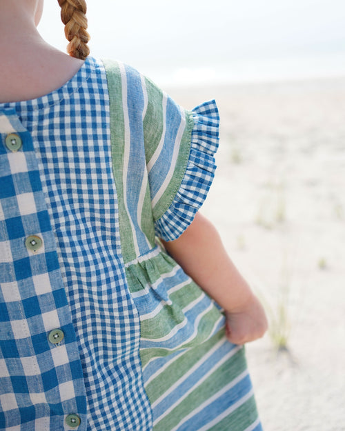 Matchy Matchy Sewing Club KIDS Collage Gather Dress - PDF Pattern