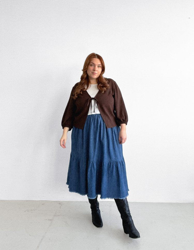 Les Perlines - The Layover Cardigan - PDF Pattern