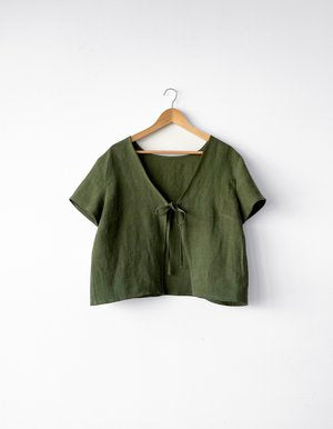 Les Perlines - The Layover Cardigan - PDF Pattern