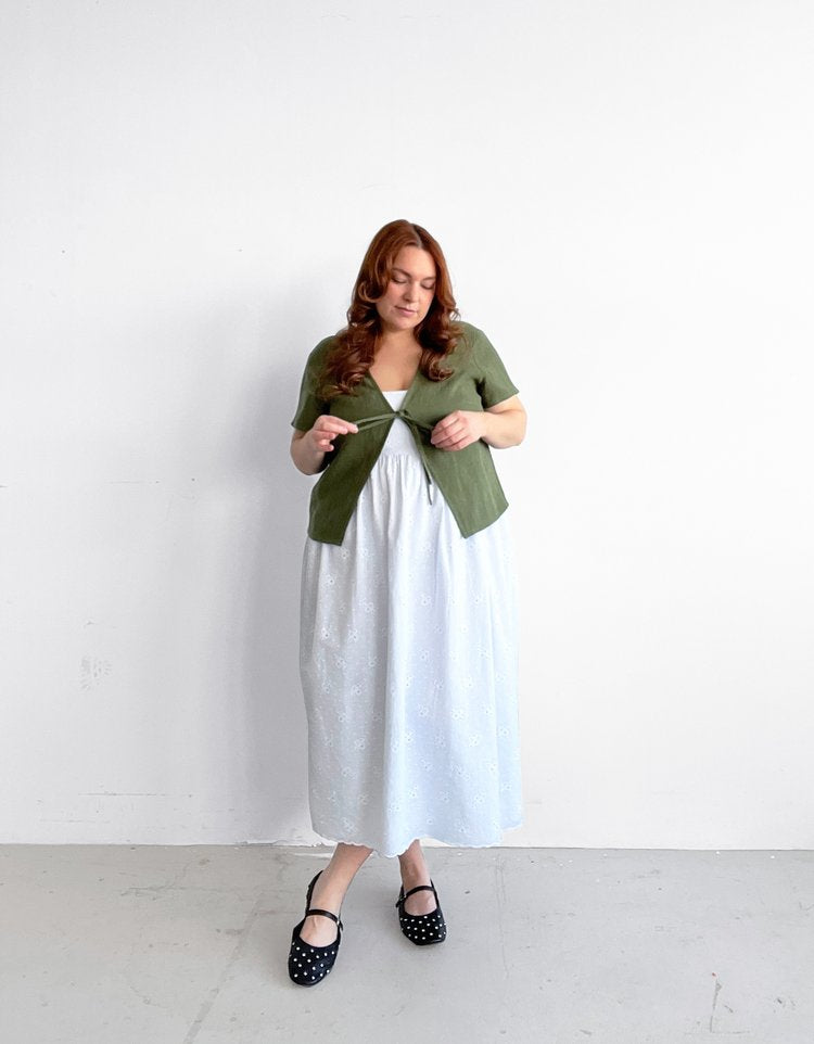 Les Perlines - The Layover Cardigan - PDF Pattern