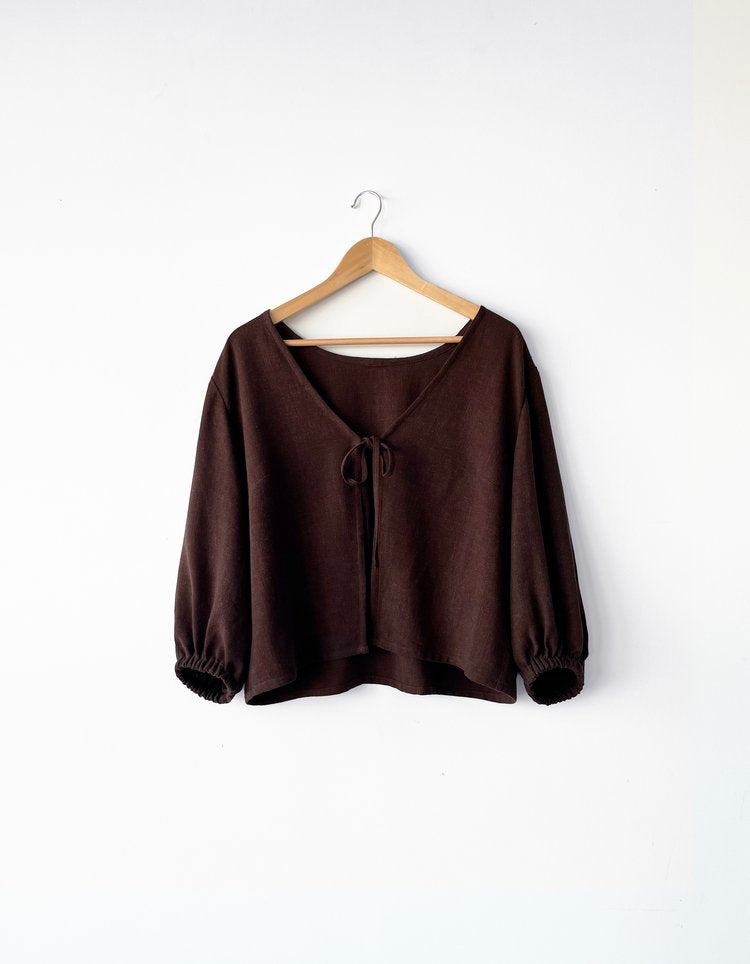 Les Perlines - The Layover Cardigan - PDF Pattern