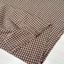 Organic Cotton Gauze Mini Gingham - Per 1/2 M