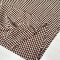 Organic Cotton Gauze Mini Gingham - Per 1/2 M