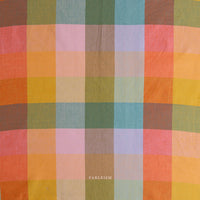 Fableism Happy Checkers Bloom Cotton Fabric (per 1/2 M)