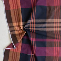 Fableism House Dress Mahogany Cotton Fabric (per 1/2 M)