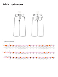 Les Perlines Midtown Jeans - PDF Sewing Pattern