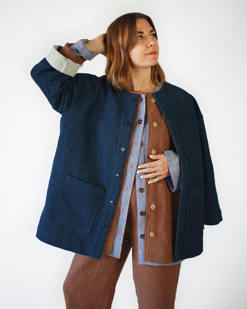 Matchy Matchy Sewing Club Maker's Overshirt - PDF Pattern