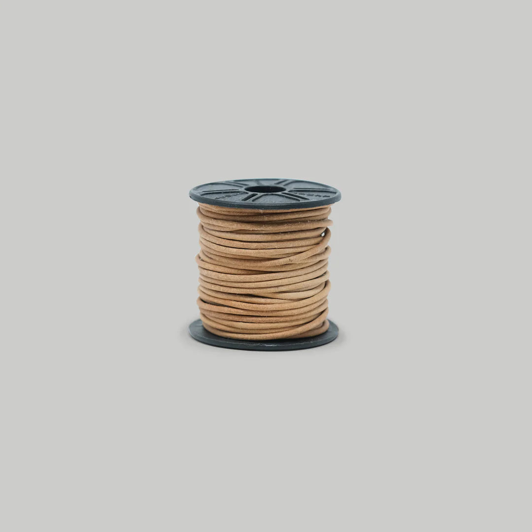 Round Leather Cord (per 1/2 M)