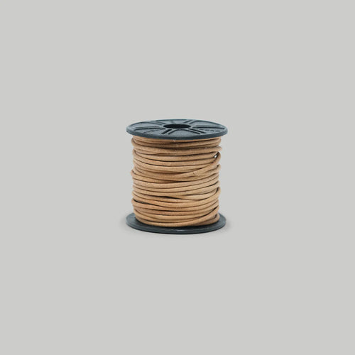 Round Leather Cord (per 1/2 M)