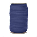 1" (25mm) Foldover Elastic - Navy Blue (per 10cm)