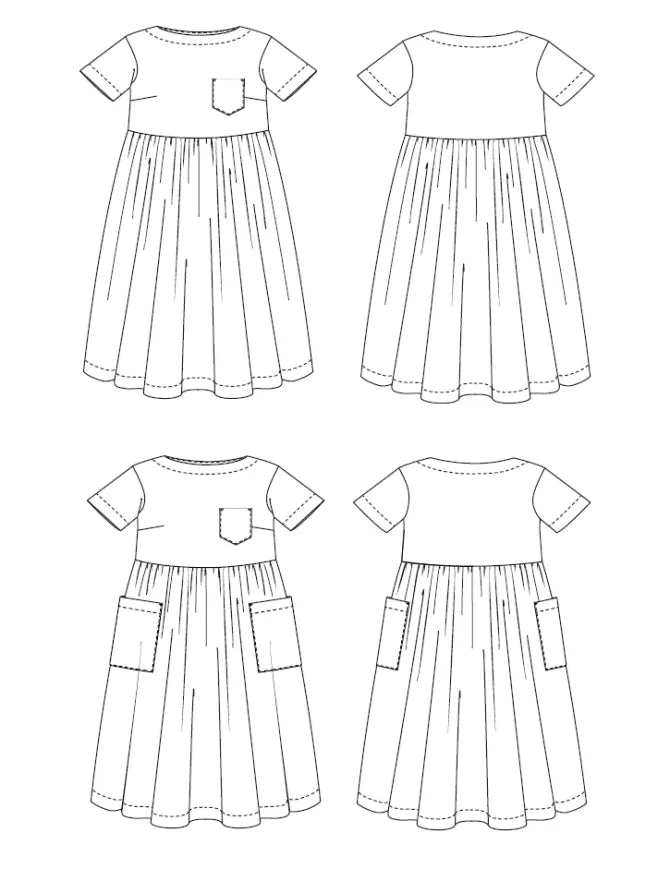 Merchant & Mills Fabbrica Dress Sewing Pattern (PDF or Printed)