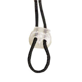 Double Hole Cord Lock - 1/8" - Black