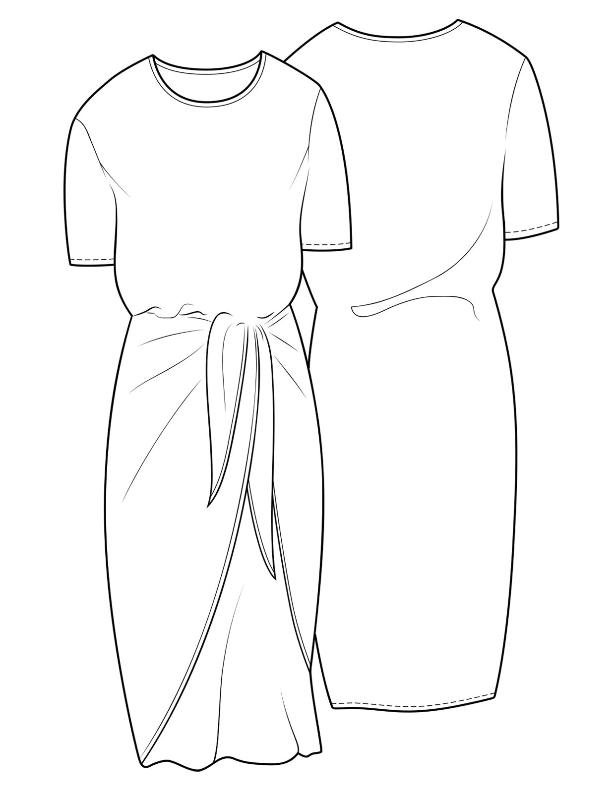 The Maker's Atelier Pareo Dress - PDF or Printed Pattern