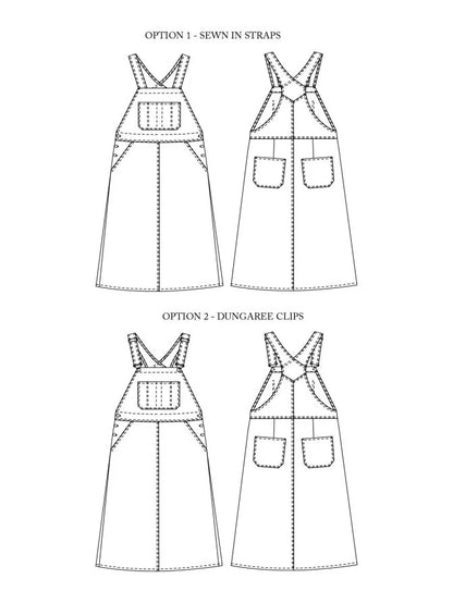 Merchant and Mills Margo Pinafore Dress - PDF Pattern