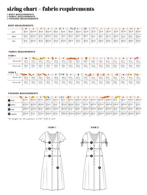 Les Perlines - The Greenwood Dress - PDF Pattern