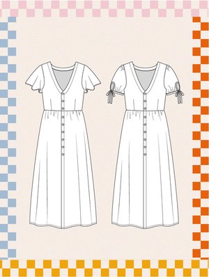Les Perlines - The Greenwood Dress - PDF Pattern