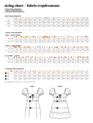 Les Perlines - The Heatwaves Dress - PDF Pattern