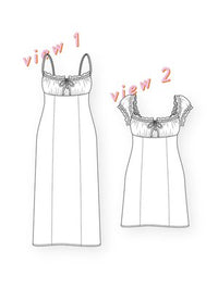 Les Perlines - The Sundaze Dress - PDF Pattern