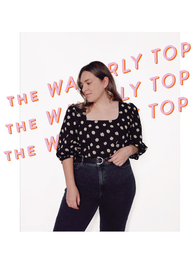 Les Perlines - The Waverly Top - PDF Pattern