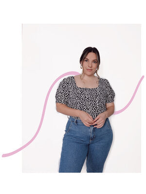 Les Perlines - The Waverly Top - PDF Pattern