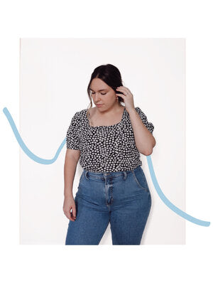 Les Perlines - The Waverly Top - PDF Pattern