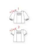 Les Perlines - The Waverly Top - PDF Pattern