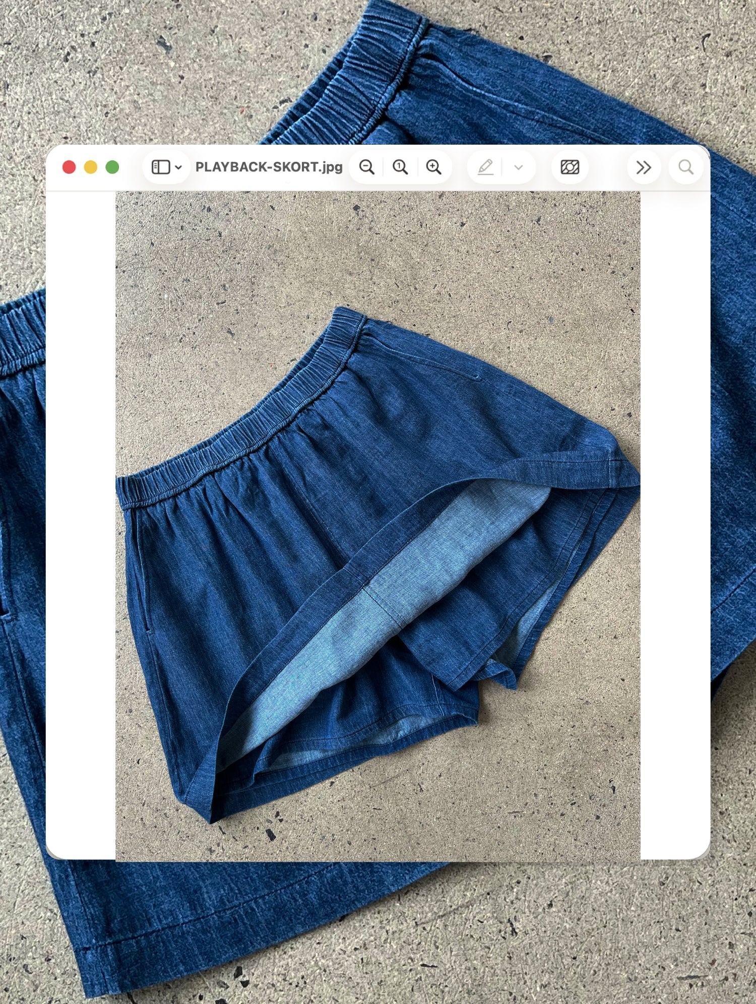 Les Perlines Playback Skort - PDF or Printed Sewing Pattern