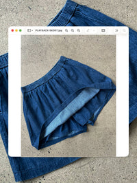 Les Perlines Playback Skort - PDF or Printed Sewing Pattern