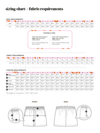 Les Perlines Playback Skort - PDF or Printed Sewing Pattern