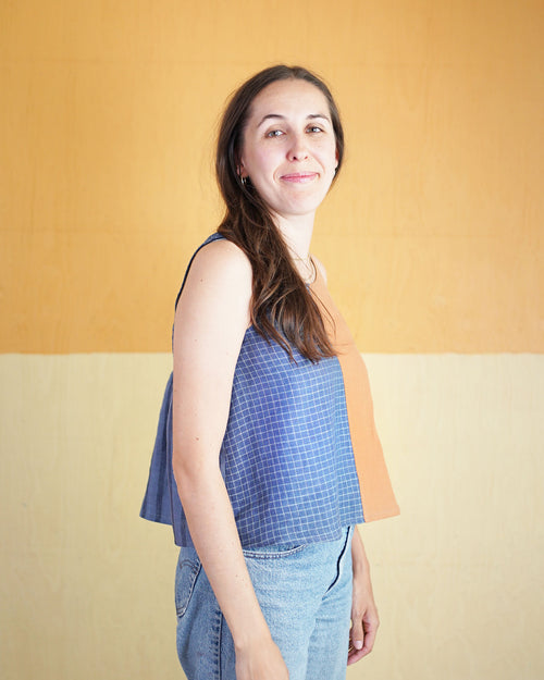 Matchy Matchy Sewing Club Peplum Split Tank - PDF Pattern