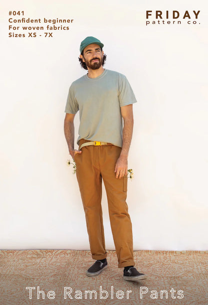 Friday Pattern Company Rambler Pants - Paper Pattern