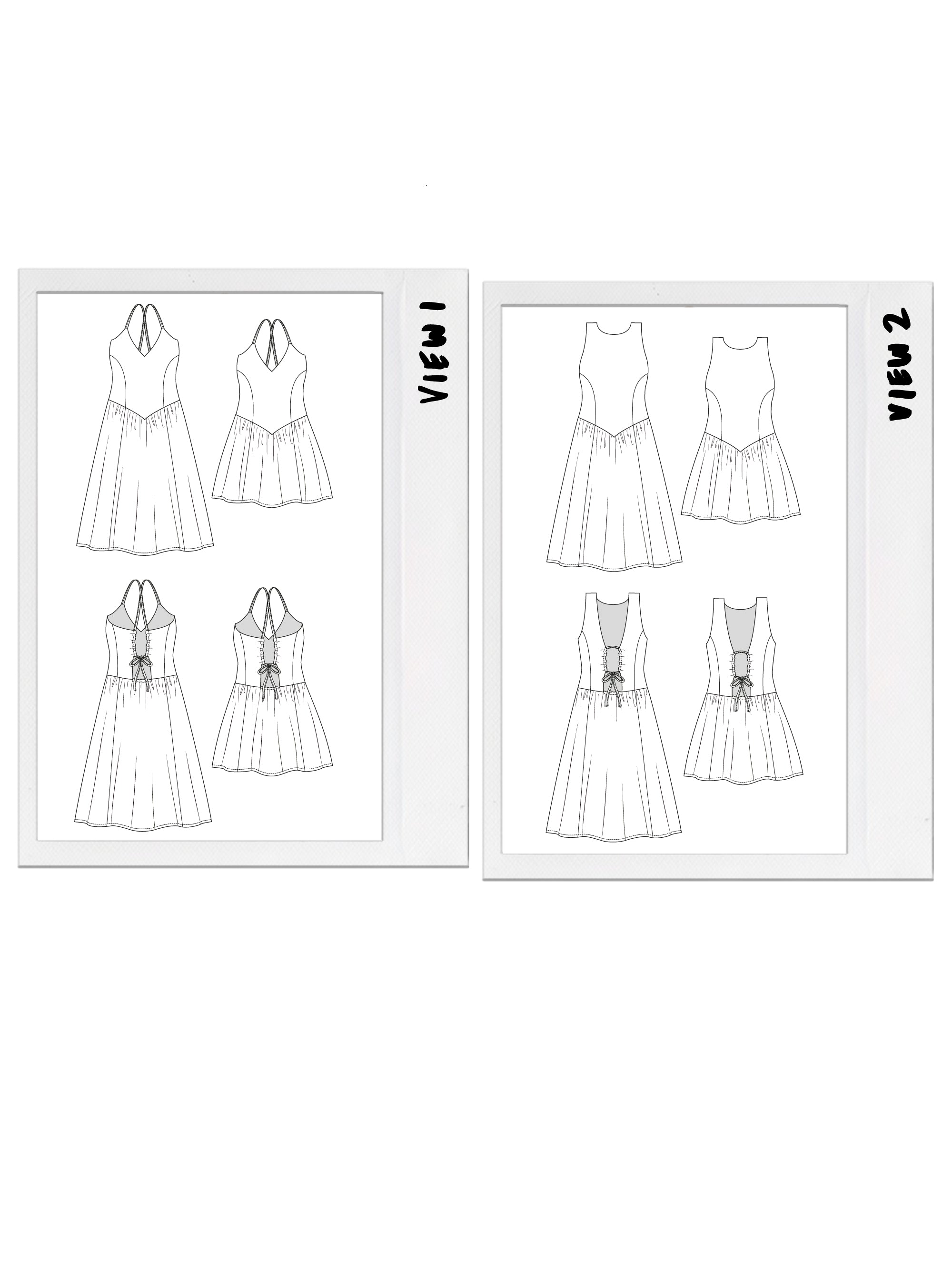 Les Perlines - The Sailaway Dress - PDF Pattern