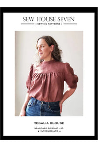 Sew House Seven Regalia Blouse - Paper Sewing Pattern