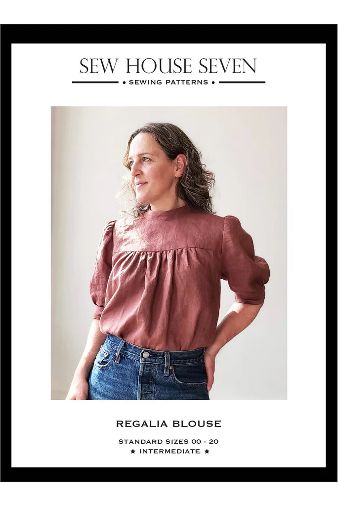 Sew House Seven Regalia Blouse - Paper Sewing Pattern
