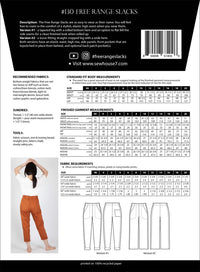 Sew House Seven Free-Range Slacks - Paper Sewing Pattern