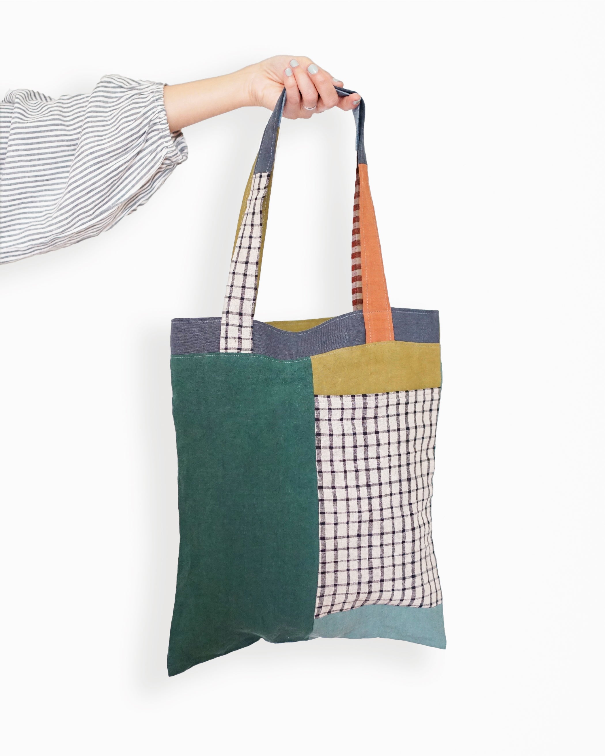 Matchy Matchy Sewing Club Stash Pocket Tote - PDF Pattern